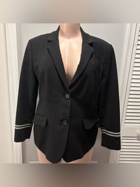 United Airlines Flight Attendant Jacket Blazer Women's Size 12 Petite 12PE